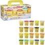 Miniatura de Play-Doh Súper Maletín de Colores - Set de 20 Latas de 84 gramos de Masa No Tóxica Multicolor para Niños y Niñas - Juguete de Manualidades Creativas, Modelo B01C7DTI3M, ASIN B01C7DTI3M, Edad 2+