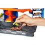 Miniatura de HOT WHEELS City Mega Garage, Pista de Juguete Multinivel con Ascensor Giratorio, para Niños 4+ Años, Incluye 1 Vehículo a Escala 1:64, Capacidad para 100+ Coches, Tamaño 91.44 x 25.4 x 101.6 cm, Modelo GJR04, Serie Track Sets
