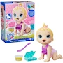 Miniatura de Baby Alive Hora de Comer Muñeca Rubia 20 cm para Niños de 3 Años en Adelante, Línea Baby Alive de Mattel, Muñeca Interactiva Bebé con Cabello Rubio Largo, Tamaño Compacto 8 Pulgadas