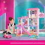 Miniatura de Barbie Vehículo Coche Convertible Rosa Exterior Interior Negro para Muñecas Niñas 3+ Años Mattel Imaginación Espacio 2 Muñecas Venden Separado Modelo B09BW44GBG Serie Convertible Rosa