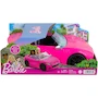 Miniatura de Barbie Vehículo Coche Convertible Rosa Exterior Interior Negro para Muñecas Niñas 3+ Años Mattel Imaginación Espacio 2 Muñecas Venden Separado Modelo B09BW44GBG Serie Convertible Rosa