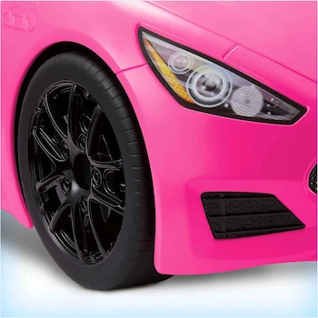Imagen 5 de Barbie Vehículo Coche Convertible Rosa Exterior Interior Negro para Muñecas Niñas 3+ Años Mattel Imaginación Espacio 2 Muñecas Venden Separado Modelo B09BW44GBG Serie Convertible Rosa