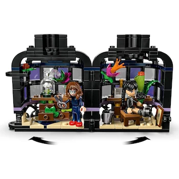 Imagen 3 de LEGO Merlina Dalia Negra 76784 Set de Construcción Invernadero en Miniatura Planta de Juguete Decoración de Fantasía Regalo de Halloween Serie Merlina Color Negro para Niños Niñas Fans 8+ Años 265 Piezas