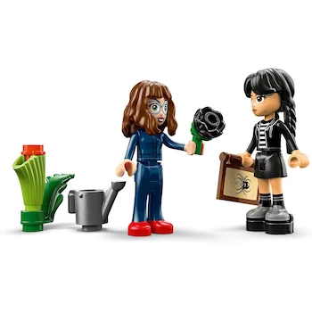 Imagen 5 de LEGO Merlina Dalia Negra 76784 Set de Construcción Invernadero en Miniatura Planta de Juguete Decoración de Fantasía Regalo de Halloween Serie Merlina Color Negro para Niños Niñas Fans 8+ Años 265 Piezas