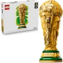 Miniatura de LEGO Editions Trofeo Oficial de la Copa Mundial de la FIFA Réplica Set de Construcción y Decoración para Niños Regalo para Aficionados al Deporte con Minimodelo Modelo 43020 Dorado de 18 cm de Altura 8 Piezas Edad 6+ Serie FIFA World Cup