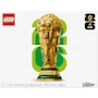 Miniatura de LEGO Editions Trofeo Oficial de la Copa Mundial de la FIFA Réplica Set de Construcción y Decoración para Niños Regalo para Aficionados al Deporte con Minimodelo Modelo 43020 Dorado de 18 cm de Altura 8 Piezas Edad 6+ Serie FIFA World Cup