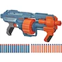 Miniatura de NERF Hasbro Elite 2.0 Shockwave RD-15 - Lanzador de Dardos de Juguete Multicolor Serie Elite 2.0 Modelo RD-15 con Tambor de 15 Dardos Incluye 30 Dardos Altura 30.5 cm para Niños y Niñas a Partir de 8 Años