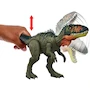 Miniatura de Mattel Jurassic World Rebirth Gigantic Thrashers Tyrannotitian Dinosaur Action Figure Toy, Model JCL75, Grey, 13.4 Ounces, for Ages 4 Years and Up