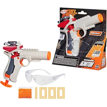 Imagen 3 de NERF Hasbro Pro Gelfire Ignitor Lanzador de Juguete - Modelo Ignitor - Serie Pro Gelfire - Capacidad 60 Cargas - Incluye 1.000 Recargas Gelfire - Color Naranja y Negro - Para Adolescentes 14+ Años - Regalo Navidad Reyes Magos