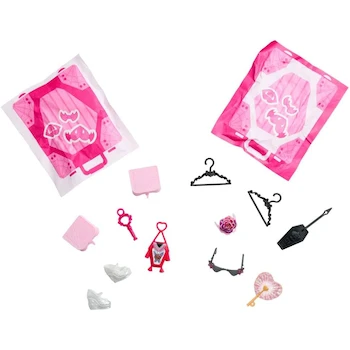 Imagen 5 de Muñeca Monster High Skulltimate Secrets Draculaura de la Serie Destination Gore-geous Oasis, Modelo JDR50, Tamaño 12.6 pulgadas de alto, Colores Principalmente Rosa y Negro