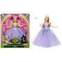 Miniatura de Muñeca de Moda Deluxe Enchanting Glinda de Wicked: For Good, Universal Pictures Mattel, Modelo JFM13, Rosa con Vestido de Organza Brillante, Tamaño 11.5 Pulgadas, Serie Wicked, para Niñas de 6 Años y Adelante