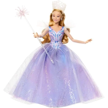 Imagen 3 de Muñeca de Moda Deluxe Enchanting Glinda de Wicked: For Good, Universal Pictures Mattel, Modelo JFM13, Rosa con Vestido de Organza Brillante, Tamaño 11.5 Pulgadas, Serie Wicked, para Niñas de 6 Años y Adelante