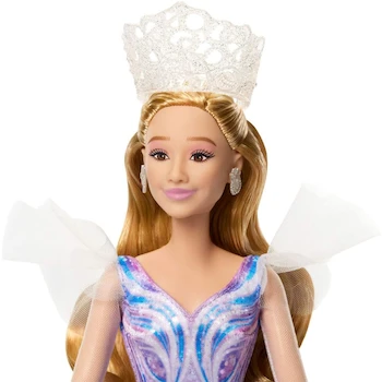 Imagen 4 de Muñeca de Moda Deluxe Enchanting Glinda de Wicked: For Good, Universal Pictures Mattel, Modelo JFM13, Rosa con Vestido de Organza Brillante, Tamaño 11.5 Pulgadas, Serie Wicked, para Niñas de 6 Años y Adelante