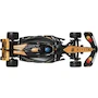 Miniatura de Hot Wheels Collector Premium Fórmula 1 McLaren MCL38 Lando Norris #4 en Naranja y Negro, Auto de Carreras Die-Cast 1:64 con Llantas Real Riders y Base de Exhibición para Coleccionistas
