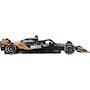 Miniatura de Hot Wheels Collector Premium Fórmula 1 McLaren MCL38 Lando Norris #4 en Naranja y Negro, Auto de Carreras Die-Cast 1:64 con Llantas Real Riders y Base de Exhibición para Coleccionistas
