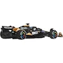 Miniatura de Hot Wheels Collector Premium Fórmula 1 McLaren MCL38 Lando Norris #4 en Naranja y Negro, Auto de Carreras Die-Cast 1:64 con Llantas Real Riders y Base de Exhibición para Coleccionistas