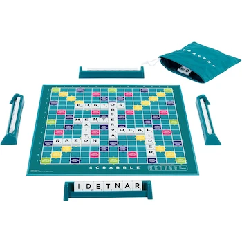 Imagen 5 de Hasbro Scrabble Juego de Mesa 2 en 1 Clásico y Together, Tablero Reversible, Modelo B0CW3SBJ48, para 2-4 Jugadores, Niños de 8 Años en Adelante