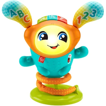 Imagen de referencia para Fisher-Price DJ Bouncy Salta y Aprende, Juguete para Bebés de 9-36 Meses, Modelo HFT76, Color Multicolor, Dimensiones 33x28x19 cm, Peso 1.24 kg