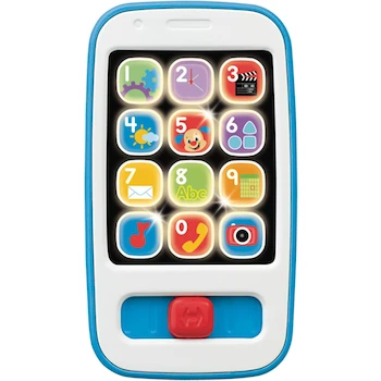 Imagen de referencia para Fisher-Price Ríe y Aprende Juguete para Bebés Smartphone de Aprendizaje Azul Modelo HXB83 para Bebés de 6 Meses en Adelante
