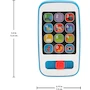 Miniatura de Fisher-Price Ríe y Aprende Juguete para Bebés Smartphone de Aprendizaje Azul Modelo HXB83 para Bebés de 6 Meses en Adelante