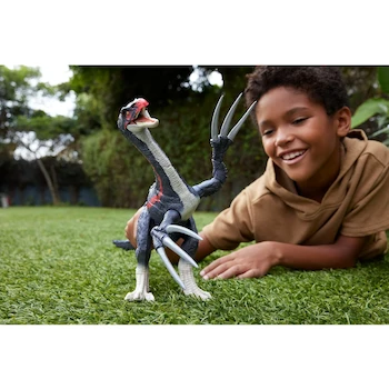 Imagen 2 de Mattel Jurassic World Chaos Theory Figura de Acción Dinosaurio Therizinosaurus Slash 'N Roar Juguete para Niños de 4 Años en Adelante