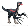 Miniatura de Mattel Jurassic World Chaos Theory Figura de Acción Dinosaurio Therizinosaurus Slash 'N Roar Juguete para Niños de 4 Años en Adelante