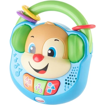 Imagen de referencia para Fisher-Price Ríe y Aprende Reproductor Canta y Aprende con Diseño de Perrito Multicolor, Modelo FPV23, Plástico, para Bebés 6-36 Meses