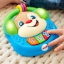Miniatura de Fisher-Price Ríe y Aprende Reproductor Canta y Aprende con Diseño de Perrito Multicolor, Modelo FPV23, Plástico, para Bebés 6-36 Meses