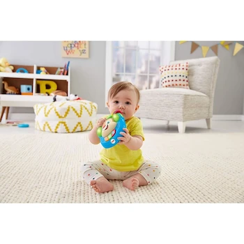 Imagen 5 de Fisher-Price Ríe y Aprende Reproductor Canta y Aprende con Diseño de Perrito Multicolor, Modelo FPV23, Plástico, para Bebés 6-36 Meses