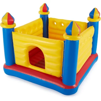 Imagen de referencia para Intex 48259NP Jump-O-Lene Castillo Inflable Bouncer Multicolor, 175 x 175 x 135 cm, para Edades 3-6 Años, Capacidad Máxima 54 kg (hasta 2 Niños), Serie Jump-O-Lene
