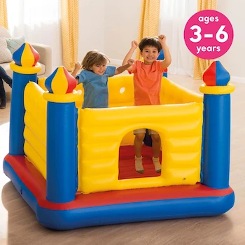 Imagen 4 de Intex 48259NP Jump-O-Lene Castillo Inflable Bouncer Multicolor, 175 x 175 x 135 cm, para Edades 3-6 Años, Capacidad Máxima 54 kg (hasta 2 Niños), Serie Jump-O-Lene