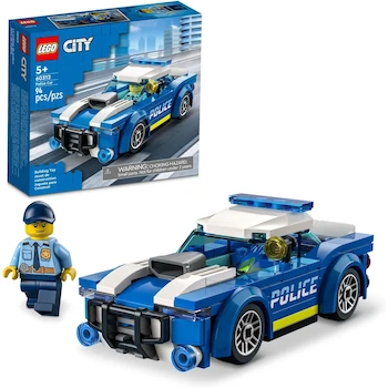 Imagen alusiva al producto LEGO City Police Car 60312 Auto de Policía Set de Construcción Juguete con Minifigura de Oficial (94 Piezas) para Niños a Partir de 5 Años