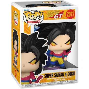 Imagen alusiva al producto Funko Pop! Animation: Dragon Ball GT Super Saiyan 4 Goku Multicolor Vinyl Collectible Figure Model 86496 Size 3.75 Inches Official Merchandise Series