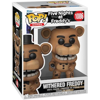 Imagen alusiva al producto Funko Pop! Juegos: Five Nights at Freddy's - Withered Freddy #1086 - Figura Coleccionable de Vinilo, Tamaño Aproximado 10.9 cm de Altura, Serie Games