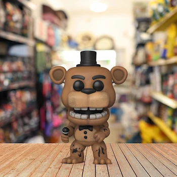 Imagen 2 de Funko Pop! Juegos: Five Nights at Freddy's - Withered Freddy #1086 - Figura Coleccionable de Vinilo, Tamaño Aproximado 10.9 cm de Altura, Serie Games