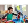 Miniatura de Hot Wheels City Pista Lavado de Autos Mega Tiburón con 1 Vehículo Color Reveal 1:64 Serie Let's Race Netflix Modelo HTN82 para Niños de 3 Años en Adelante