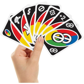Imagen 4 de Mattel Games UNO All Wild Juego de Cartas, Serie UNO All Wild, Modelo HHL33, Baraja de 112 Cartas