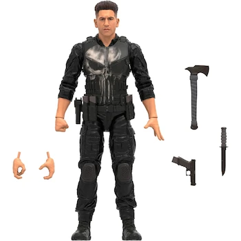 Imagen de referencia para MARVEL Legends Series Daredevil: Born Again, Figura de Acción Collectible Punisher Exclusiva Fan, Escala 6 Pulgadas (15 cm), por Hasbro