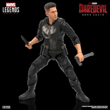 Imagen 3 de MARVEL Legends Series Daredevil: Born Again, Figura de Acción Collectible Punisher Exclusiva Fan, Escala 6 Pulgadas (15 cm), por Hasbro