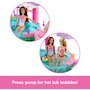 Miniatura de Barbie Set de Juego Piscina de los Sueños, Modelo JFP01, Serie de los Sueños, para Niñas de 3 Años en Adelante, Más de 20 Piezas y Accesorios, Altura 20.67 Pulgadas, Fabricante Mattel