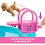 Miniatura de Barbie Set de Juego Piscina de los Sueños, Modelo JFP01, Serie de los Sueños, para Niñas de 3 Años en Adelante, Más de 20 Piezas y Accesorios, Altura 20.67 Pulgadas, Fabricante Mattel