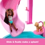Miniatura de Barbie Set de Juego Piscina de los Sueños, Modelo JFP01, Serie de los Sueños, para Niñas de 3 Años en Adelante, Más de 20 Piezas y Accesorios, Altura 20.67 Pulgadas, Fabricante Mattel