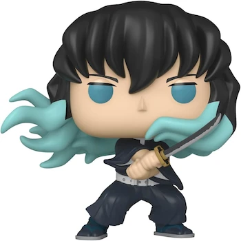 Imagen 2 de Funko Pop! Animation: Demon Slayer - Muichiro Tokito (Attack) Vinyl Figure with Chase Variant (Styles May Vary), Multicolor, 3.75 Inches Tall, Model #1853, UPC 889698853323