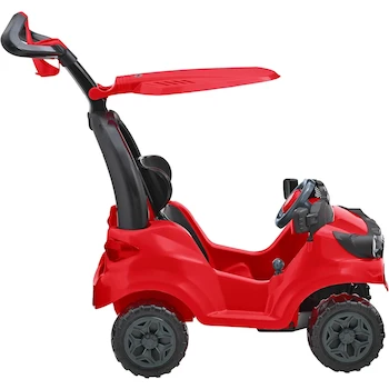Imagen 3 de Prinsel Push Car Adventure MAX Boy, Color Rojo, Edad Recomendada 1-5 Años, Capacidad Máxima 25 kg, Dimensiones 108 x 113 x 59 cm, Peso 6.94 kg