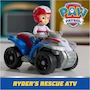 Miniatura de Paw Patrol, Quad de Ryder, vehículo de Juguete con Figura de acción Coleccionable, Juguetes respetuosos con el Medio Ambiente para niños y niñas a Partir de 3 años, Modelo 6071588, 14.3x7.62x9.53cm, 150g