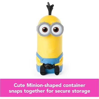 Imagen 5 de Spin Master Games Barrel of Monkeys Minions Juego Conectar Multicolor, Modelo 6072291, Serie Barrel of Monkeys Minions, 15 Minions + 1 Barril, Plástico, 11.43 x 8.59 x 19.38 cm, 3+ Años, 230 g