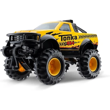 Imagen de referencia para Camión de Juguete Tonka Steel Classics 4x4 Pick Up Amarillo, Serie Steel Classics, Modelo 6034, Tamaño 13 pulgadas de largo