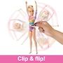 Miniatura de Barbie Profesiones Set de Juego Gimnasta Muñeca Cabello Rubio con Viga de Equilibrio y Más de 10 Accesorios Temáticos Mattel HRG52 para Niñas de 3 Años en Adelante