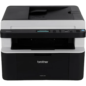 Imagen alusiva al producto Brother DCP-1617NW Impresora Multifuncional Láser Monocromática 3 en 1 con WiFi, Ciclo Mensual 10000 Páginas, Memoria 32 MB, Color Negro