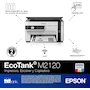 Miniatura de Epson EcoTank M2120 Impresora Multifuncional Monocromática Inalámbrica Blanco y Negro con Tanques de Tinta Recargables Modelo ET-M2120 Color Blanco